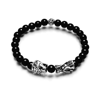 Bracelet Tiger and Dragon B5 Black Onyx - COMMITMENT