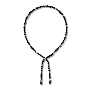 Necklace Maha Mala Pendulum 3 - Black Onyx