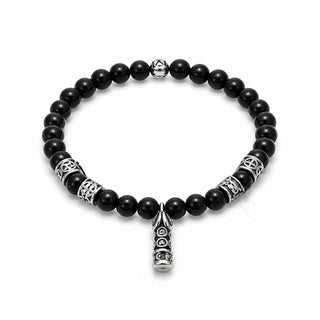 Bracelet Mala Lingga Yoni - Black Onyx LYB3BO