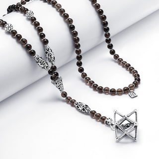 Necklace Merkaba Smokey
