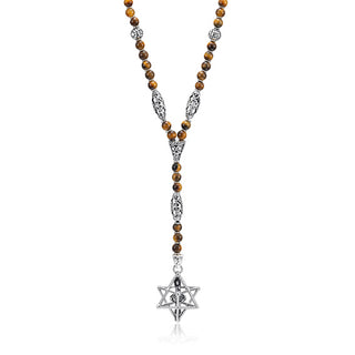 Necklace Merkaba Tiger Eye