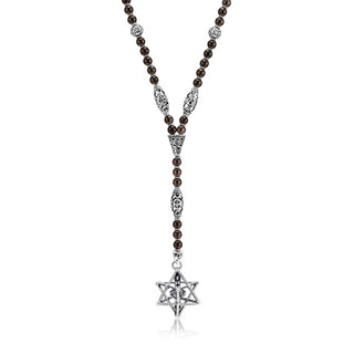 Necklace Merkaba Smokey