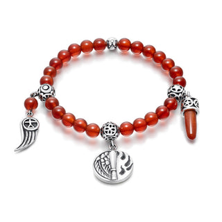 Bracelet archangel Michael Red Agate AMCB2 - PRAYER