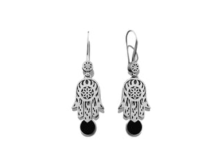 Earrings Fatima (SC) Black Onyx E15008